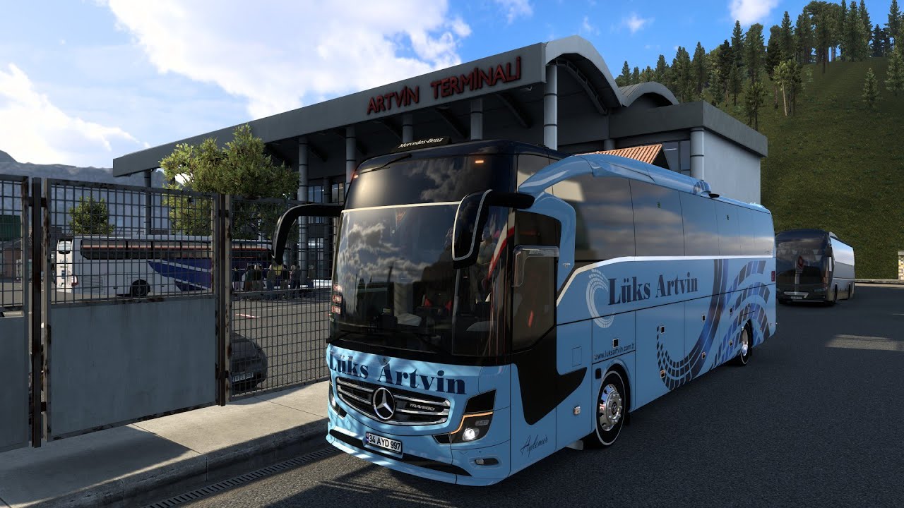 Mercedes Benz Yeni Travego 16 SHD / LÜKS ARTVİN / HOPA - ARTVİN SEFERİ