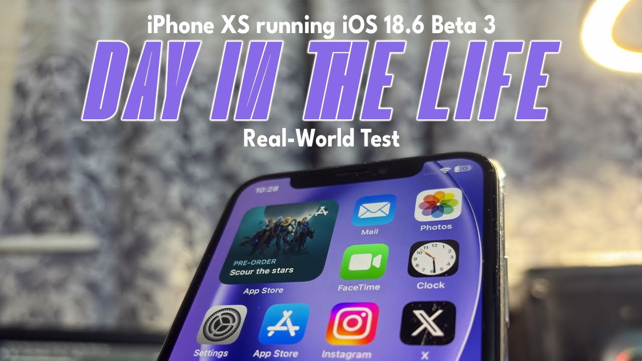 iOS 18.6 Beta 3 Real World Test ft. iPhone XS (Day in the Life)