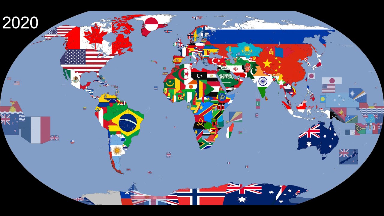 The World: Timeline of National Flags: 1019 - 2020
