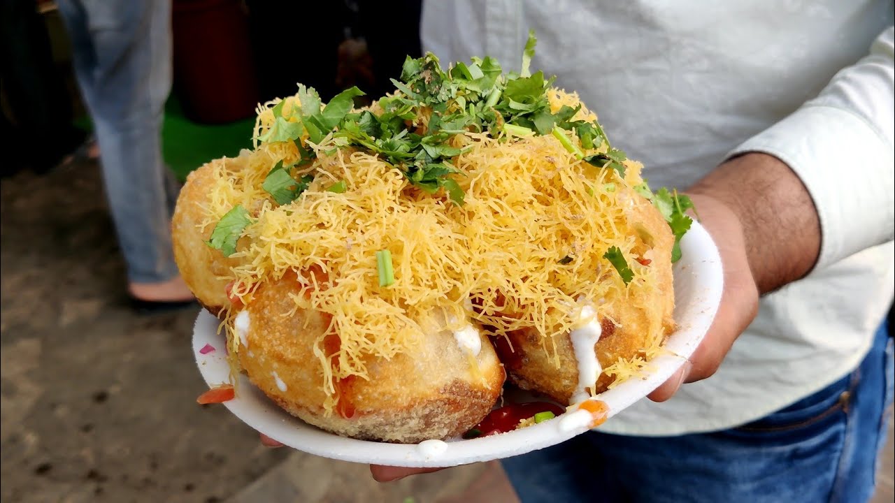 India's Biggest Golgappa Chaat | Jumbo Dahipuri | Indian Street Food