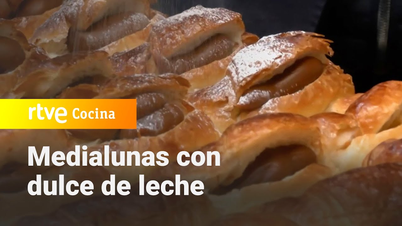 Medialunas con dulce de leche - Aqu&iacute; la Tierra | RTVE Cocina