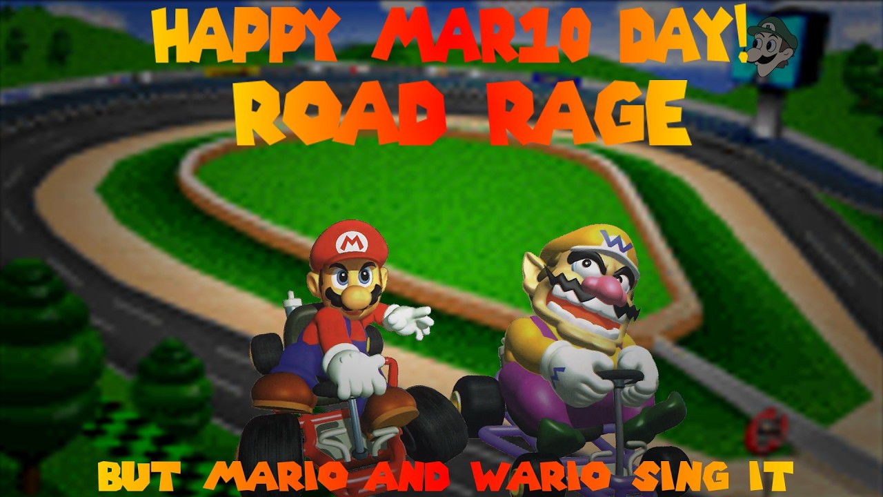 (FNF) Road Rage V1 But Mario and Wario sing it (Happy Mar10 day!)
