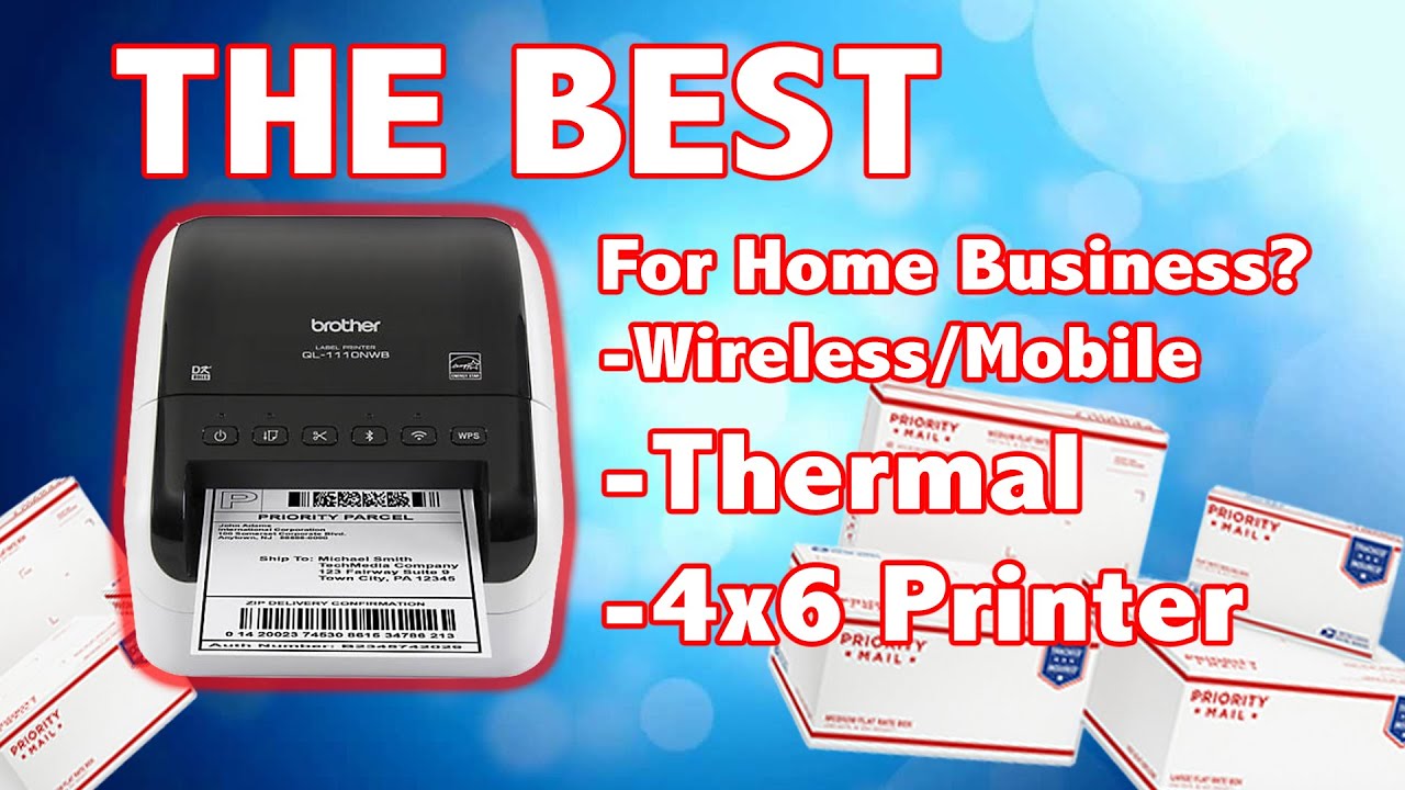 The Best Wireless Thermal Label Printer for at Home Businesses? Brother QL-1110NWB Review