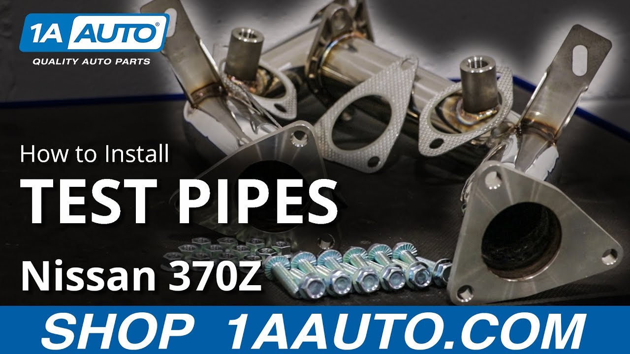 How to Install Invidia Test Pipes 09-19 Nissan 370Z
