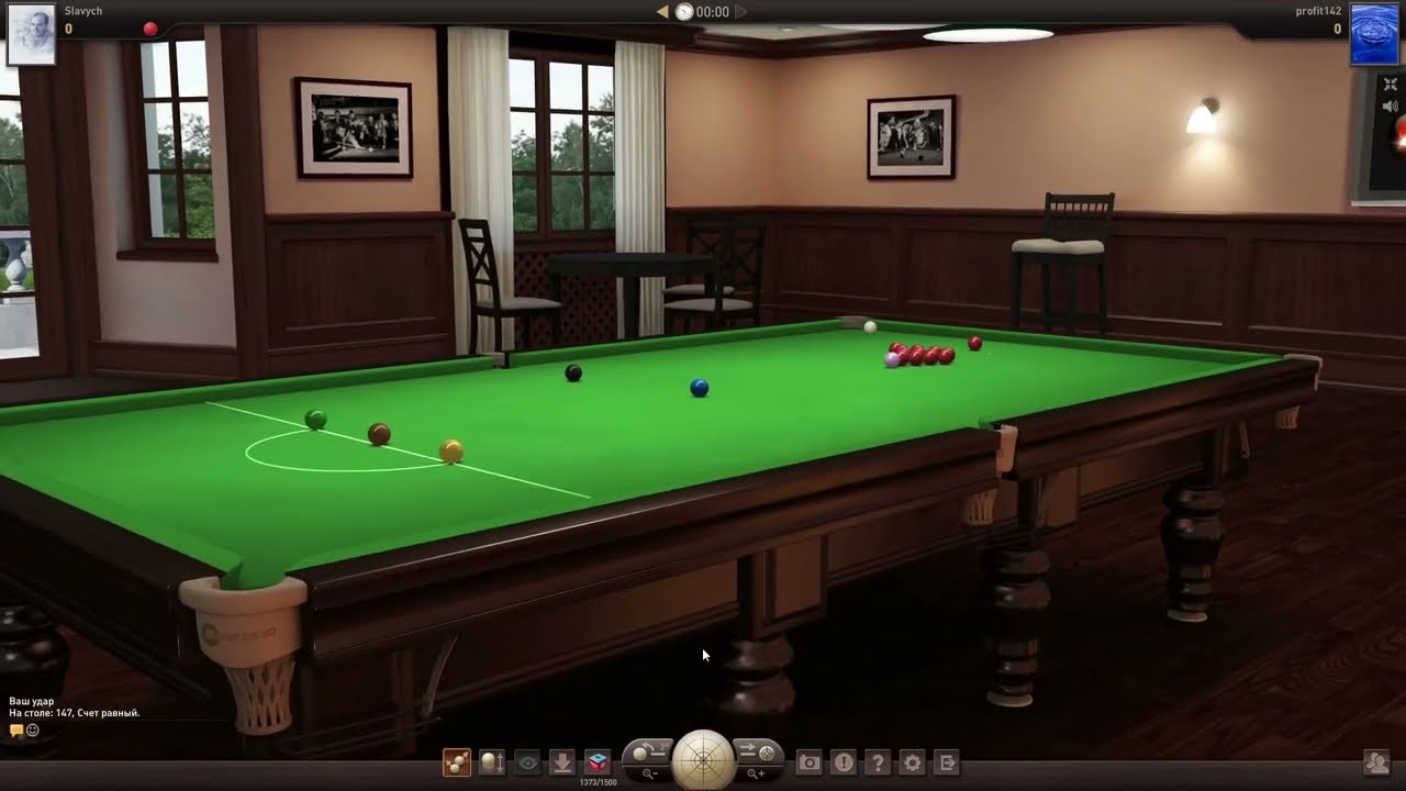 Billiards3D│Snooker (15 красных). ОДНО И ТО ЖЕ... ( #4