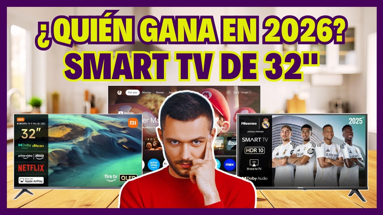 🏆 ¿CUÁL ES LA MEJOR SMART TV DE 32 PULGADAS? LAS MEJORES OPCIONES COSTO BENEFICIO 2026