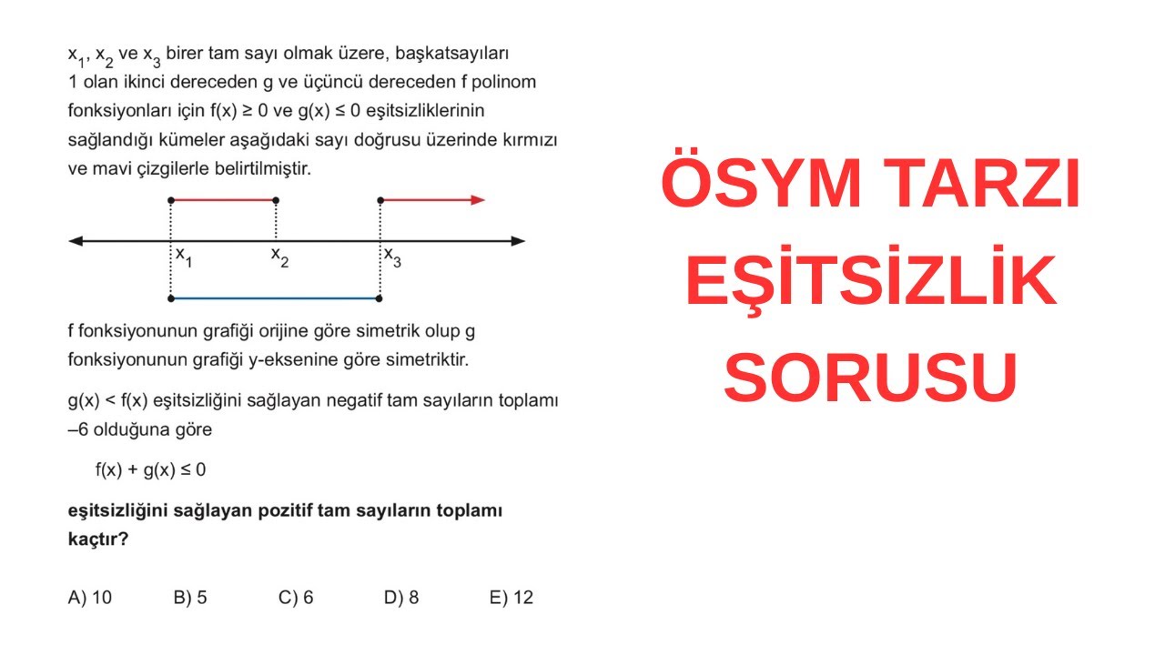 Kazanımı Yüksek Eşitsizlik Sorusu Barış Yayınları