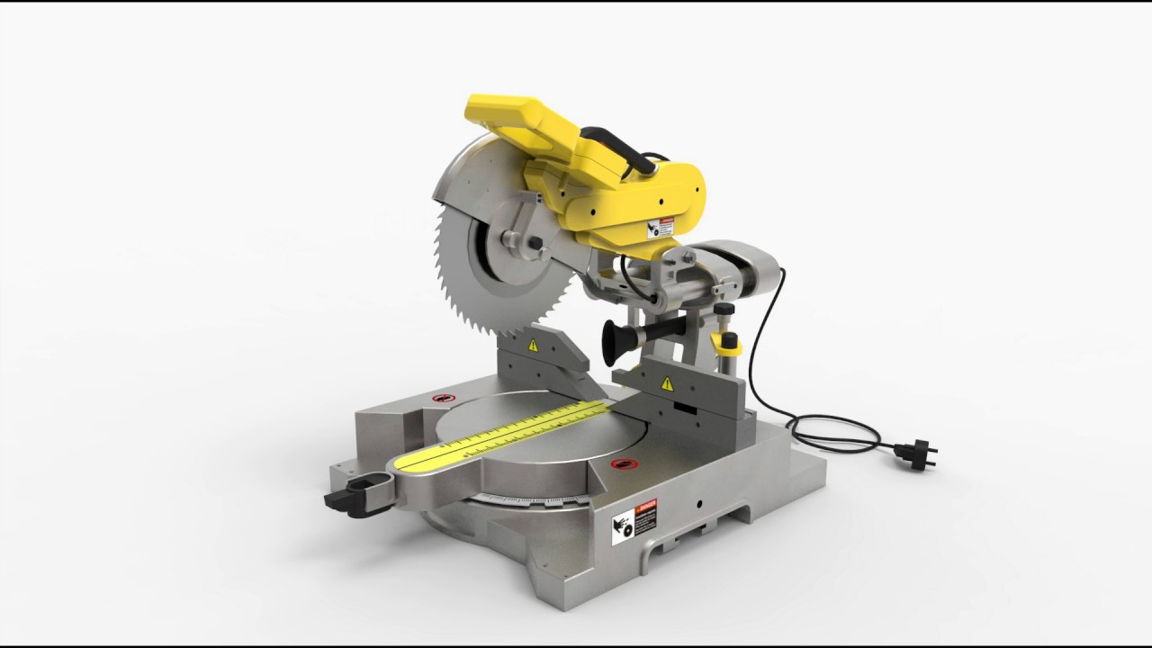 DEWALT Miter Saw - Solidworks model