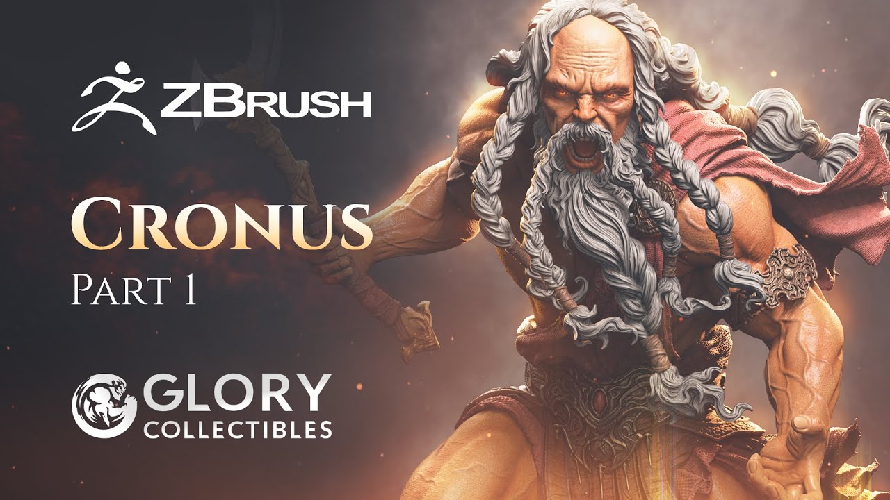 ZBrush Sculpting the Titan God Cronus from Scratch | Timelapse Process - Glory Collectibles – Part 1