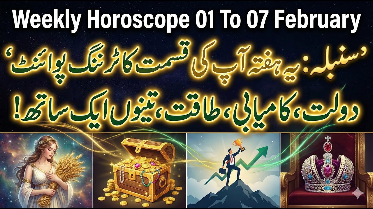 Virgo Weekly Horoscope 01 To 07 February 2026 Best Time Start