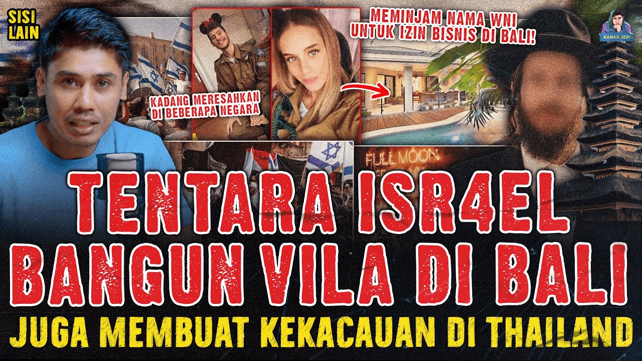 TENTARA ISR4EL BISNIS VILA DI BALI & THAILAND MULAI KELUHKAN KELAKUAN TURIS ISR4EL