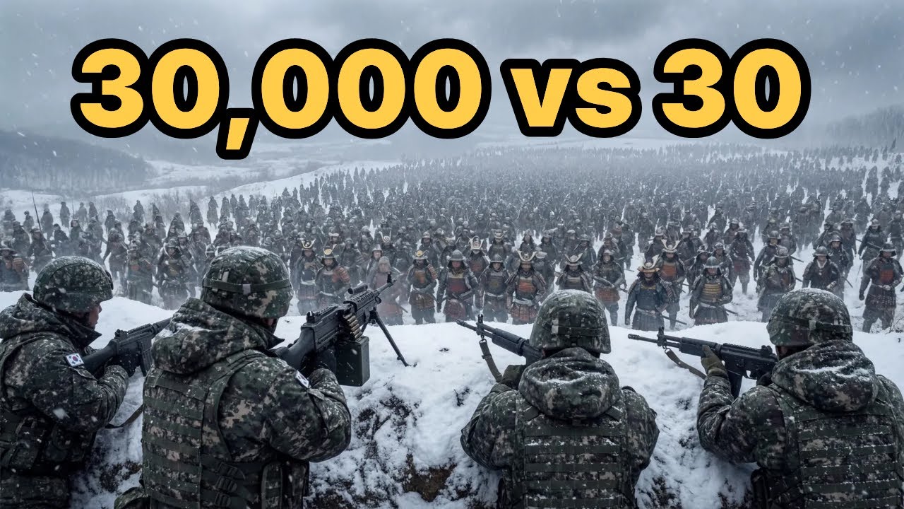 왜군 3만 명 vs 한국군 1개 소대, 전투 결과는?