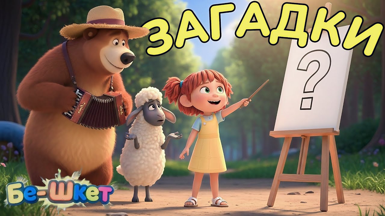 ❓ Хто в лісі живе❓ 🐿️🐇🦔🐺 | Пісня-загадка та руханка для дітей
