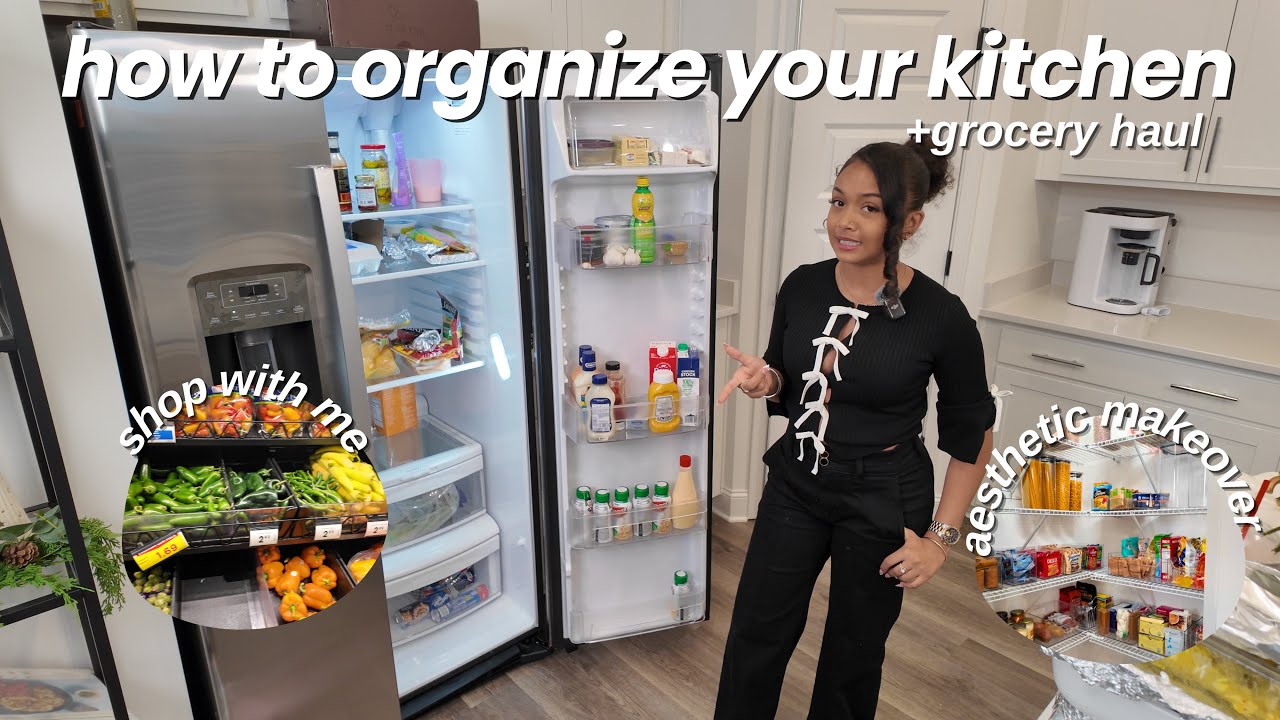 Ultimate Kitchen Organization Reset ✨ clean, declutter & grocery restock | Adulting With Lexi
