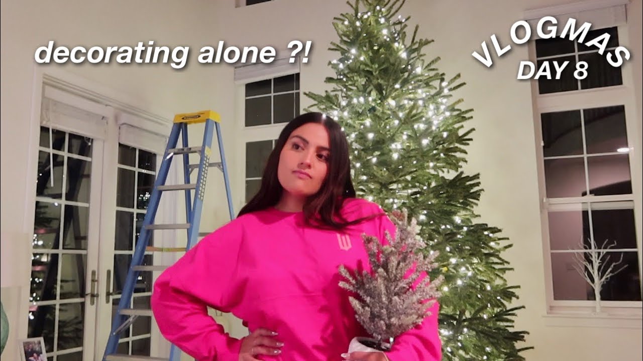 decorating for Christmas alone ?! | the Aguilars