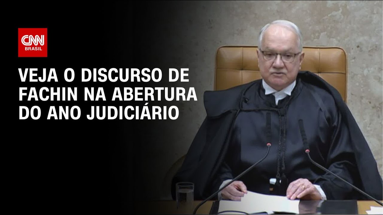 Veja a &iacute;ntegra do discurso de Fachin na abertura do ano Judici&aacute;rio | BASTIDORES CNN