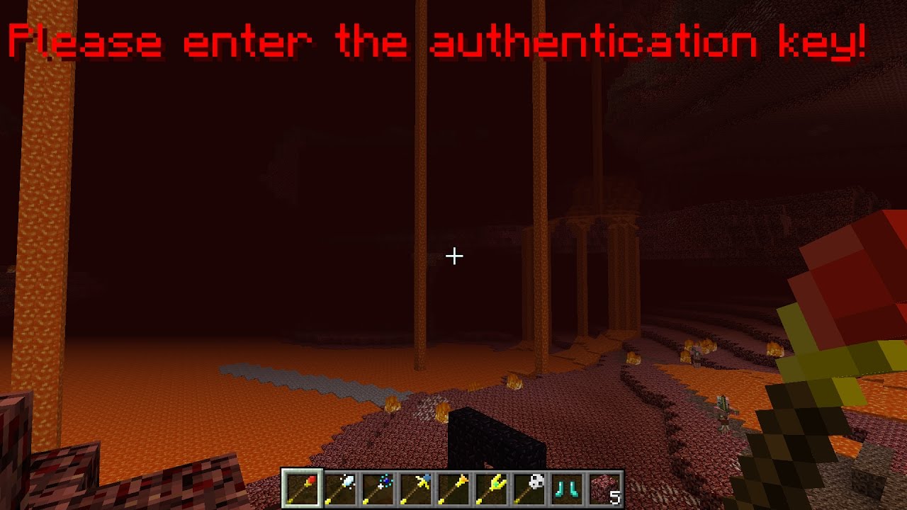 Minecraft real trains mod authentication key problem