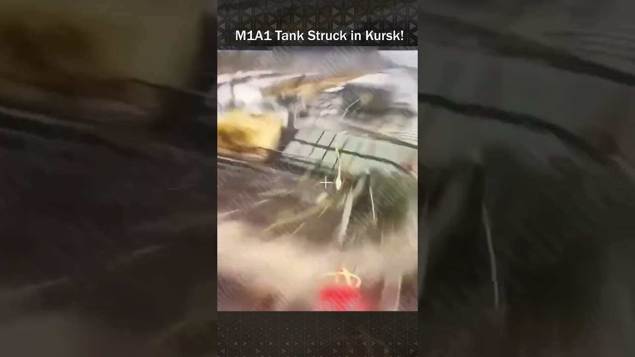 Cope Cage Fails: M1A1 Tank Struck in Kursk!