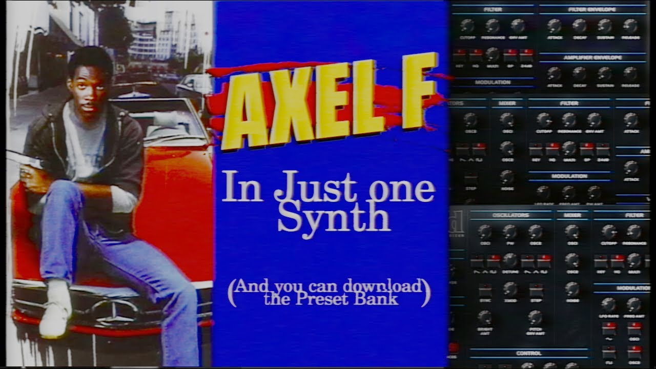 I recreated Axel F in OB-Xd VST [Download Preset Bank, link in description]