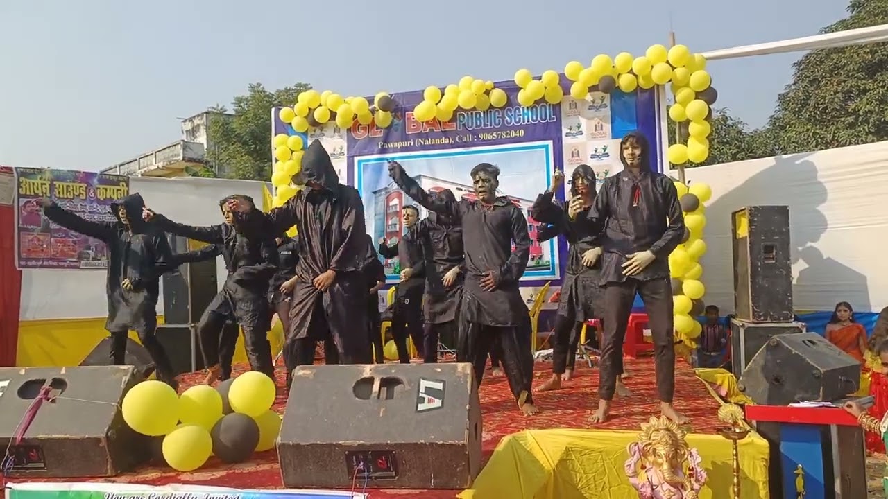 Overall, great energies and powerful performance by the students of Global Public School Pawapuri