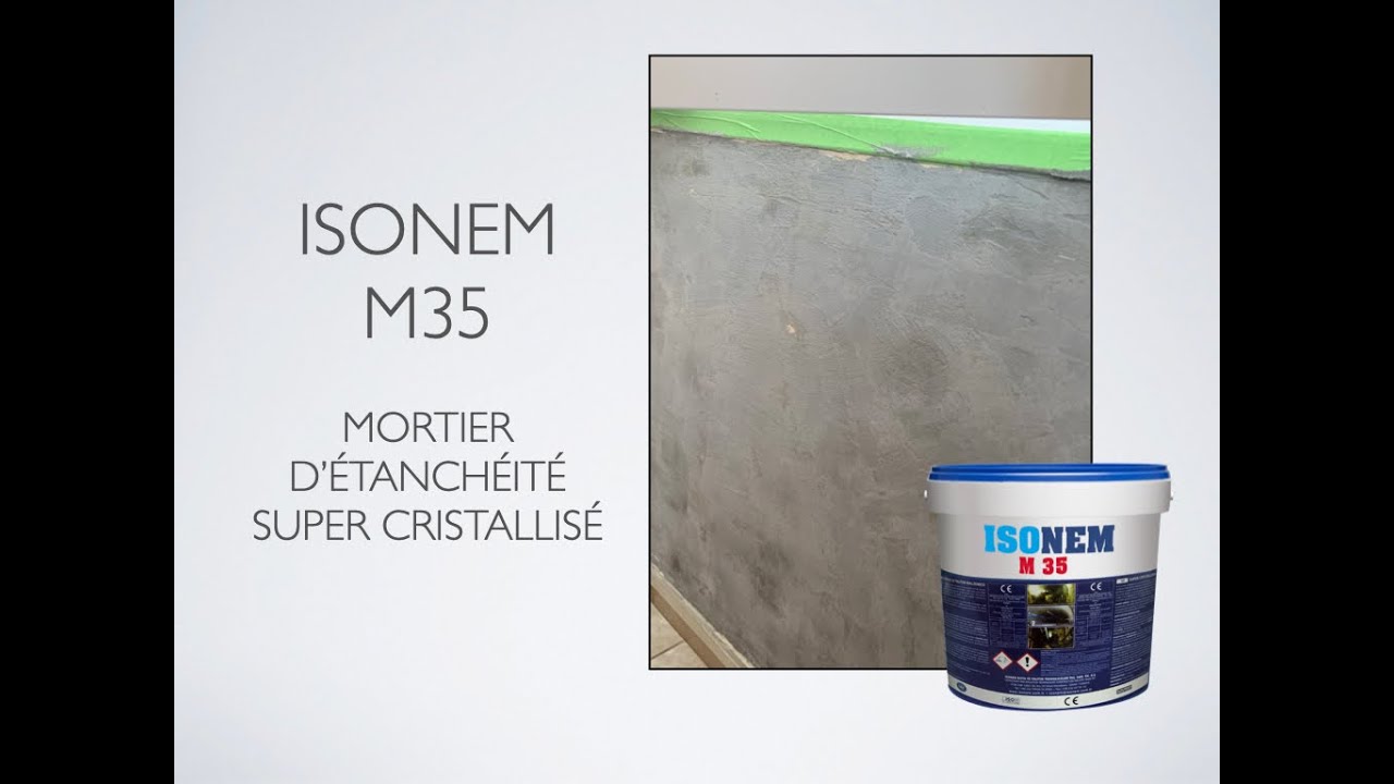 Comment étanchéifier un mur humide avec ISONEM M35 et ISONEM MS82
