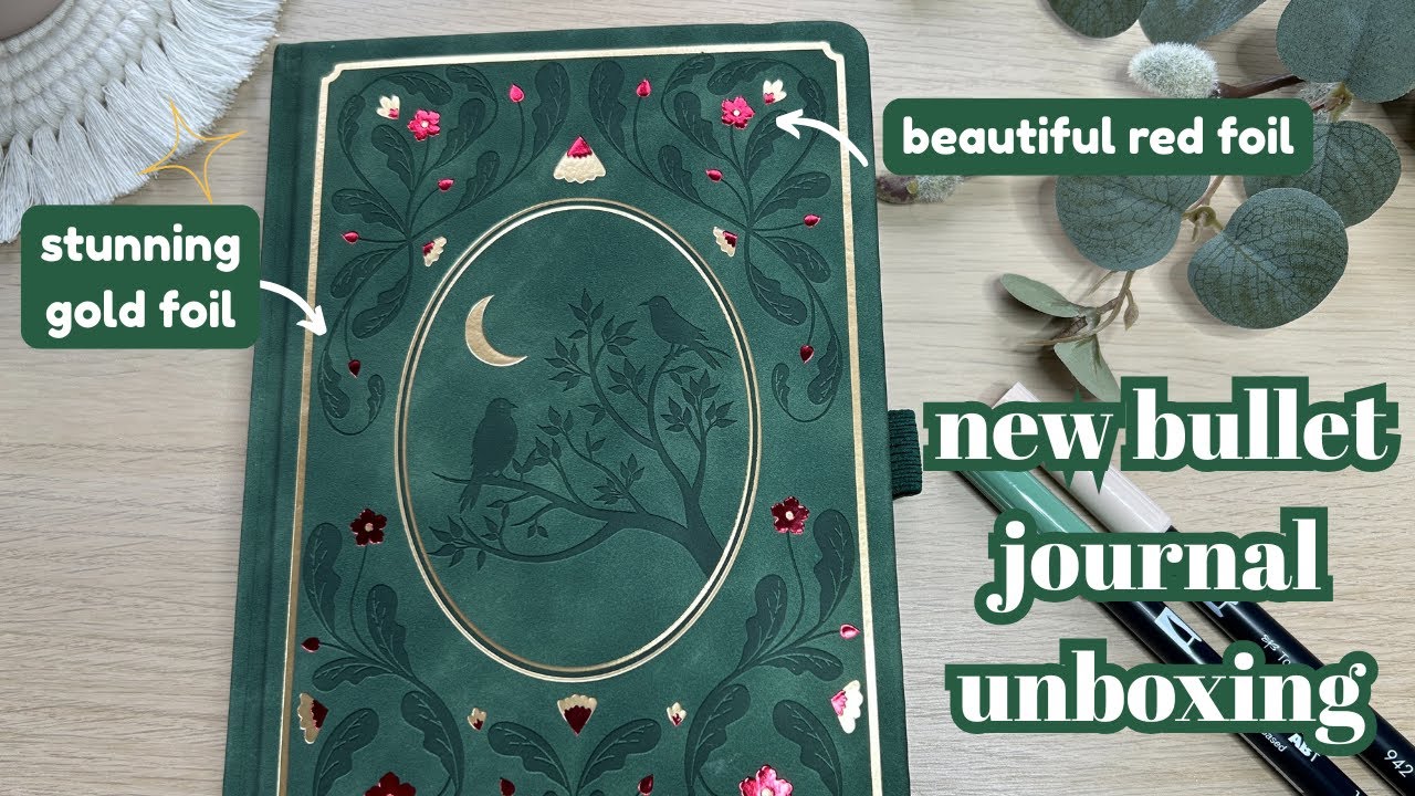 new bullet journal unboxing 🌿 Tiefossi A5 Notebook
