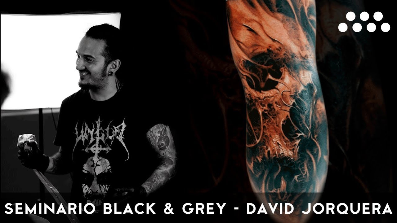DAVID JORQUERA  Seminario Tattoo BLACK AND GREY DARK