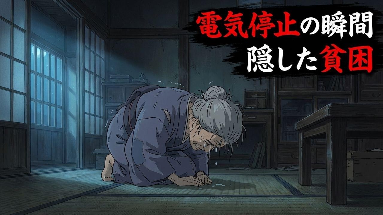 年金13万の地獄。電気の消えた部屋で、息子に土下座した71歳の真実