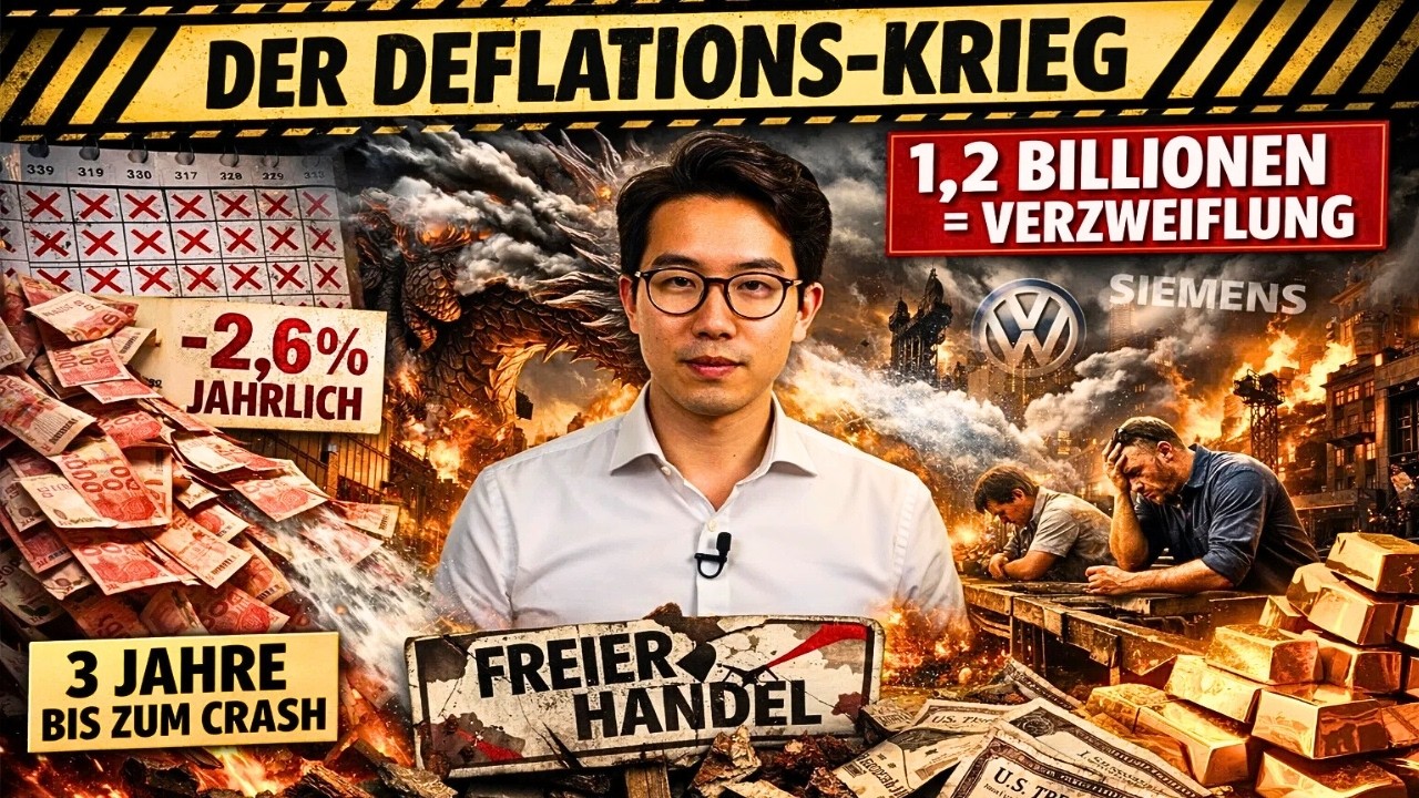 ES IST VORBEI: China 1,2 Billionen Überschuss – Aber 3 Jahre Deflation, der Kollaps wird exportiert