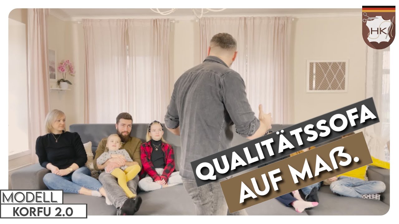 Das beste Familiensofa! Korfu 2.0 Keller-Sitzwerk