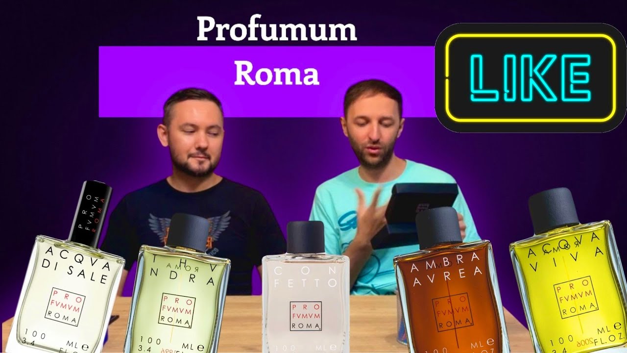 Profumum Roma: Ароматный пейзаж — от 🏔️ Тундры до 🏜️Амбры и морского бриза 🌊