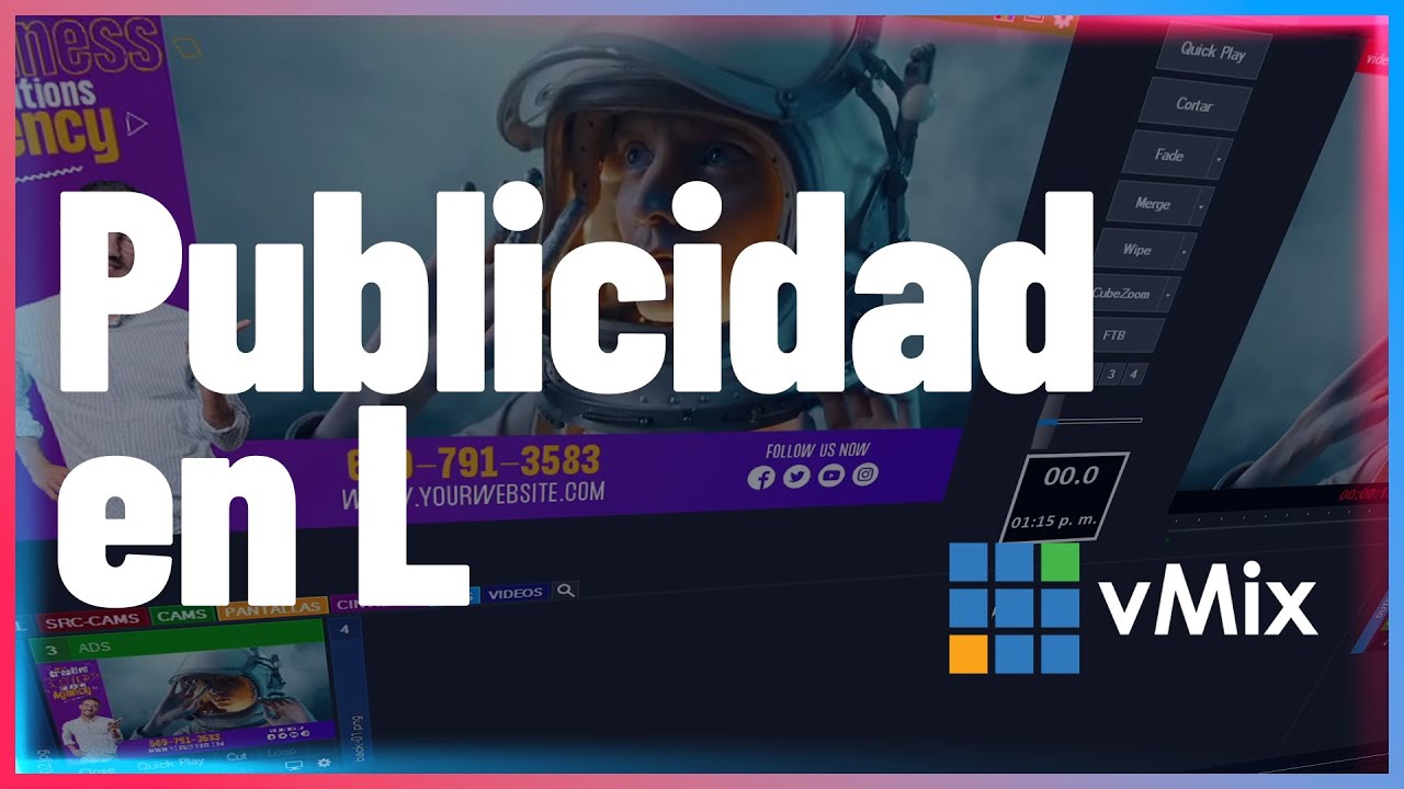 Como tener publicidad en L en Vmix (3 Metodos)