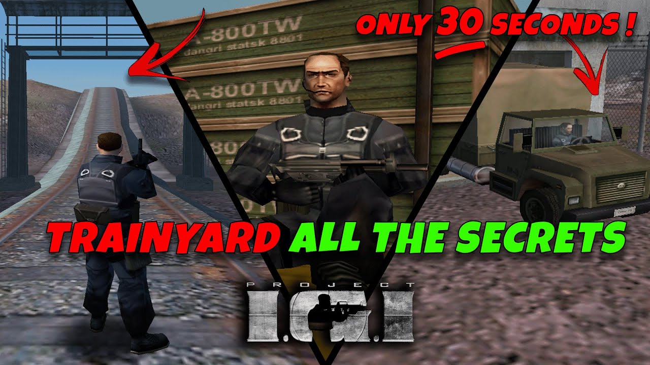 Project IGI All the Secrets in Trainyard - All in One Glitches, Experiments, Fun Facts in Mission 1