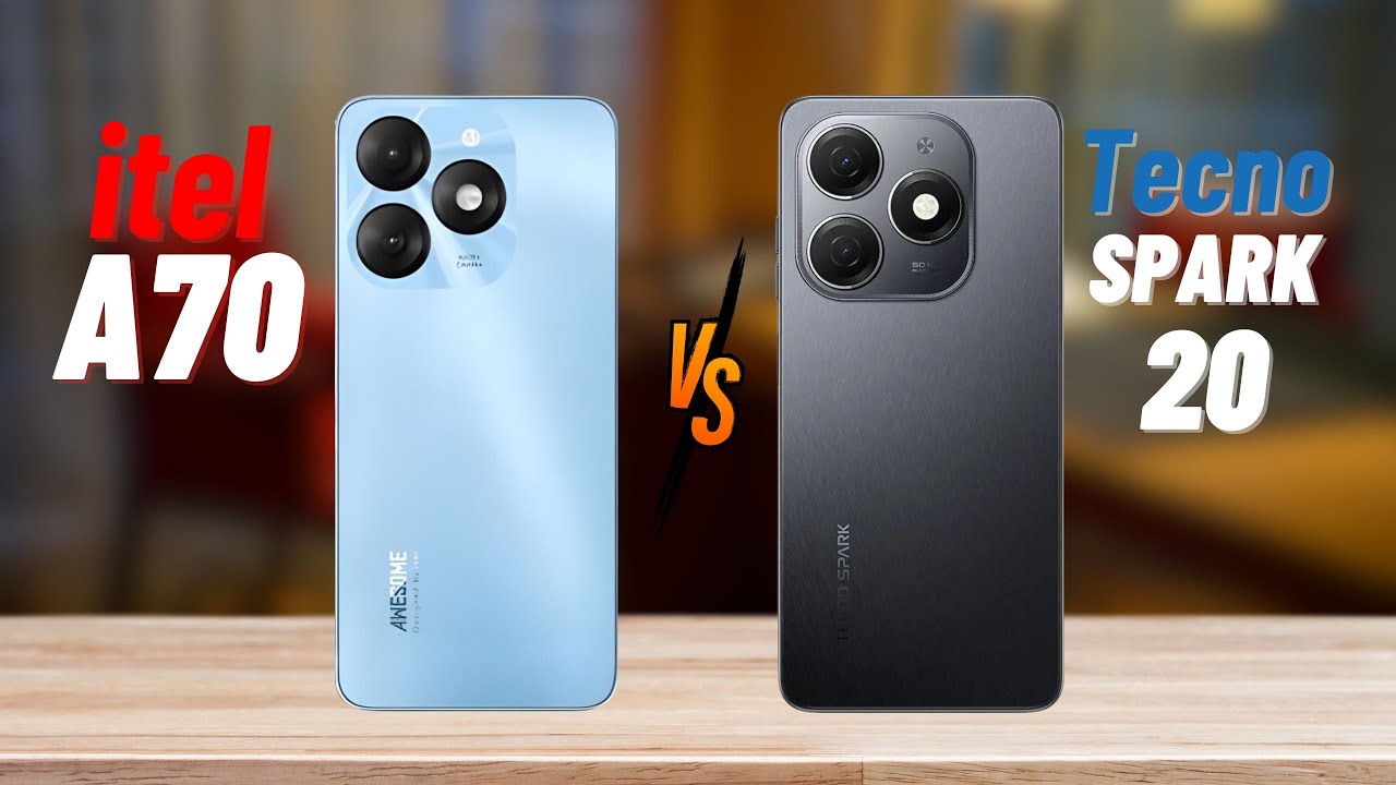 Itel A70 vs Tecno Spark 20