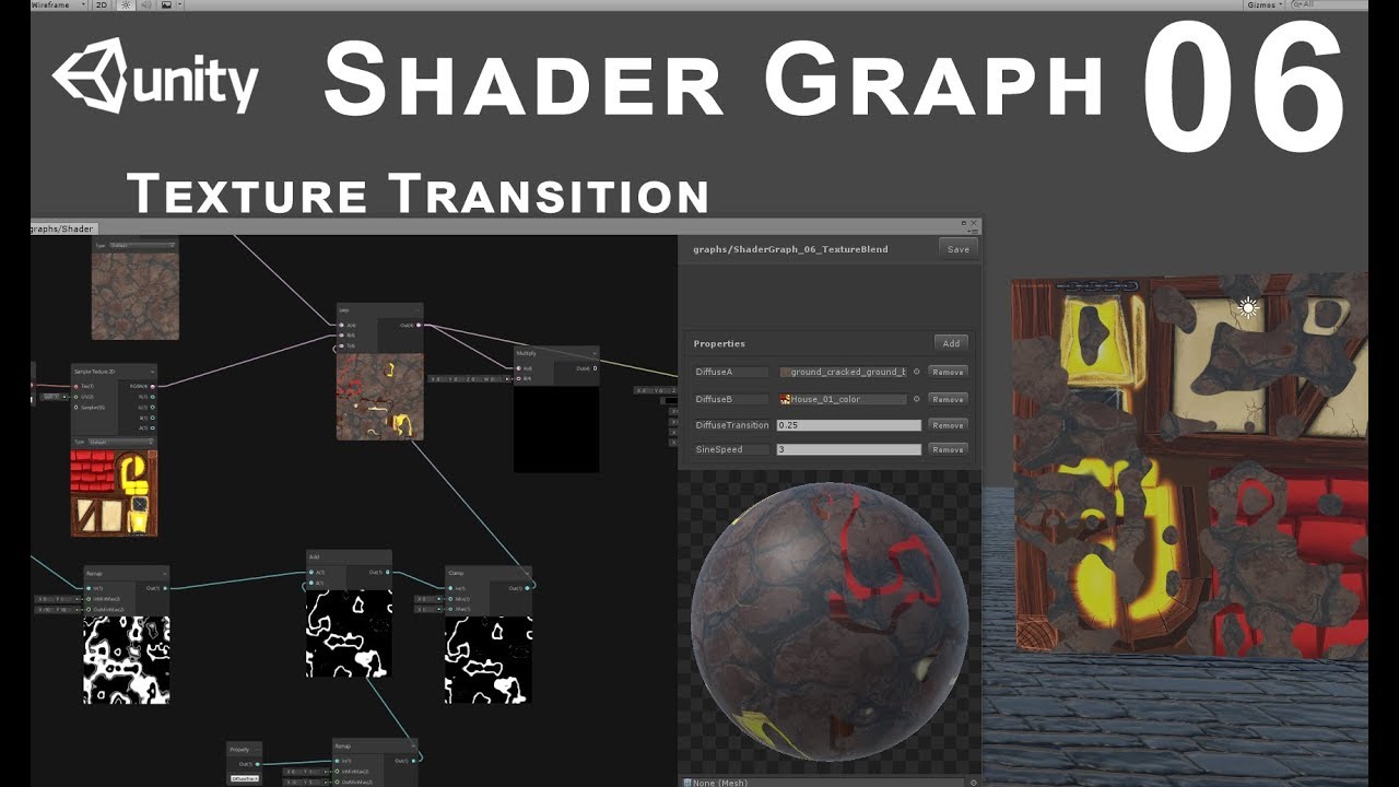 Unity 2018 Shader Graph - Tutorial 06: Texture Transition