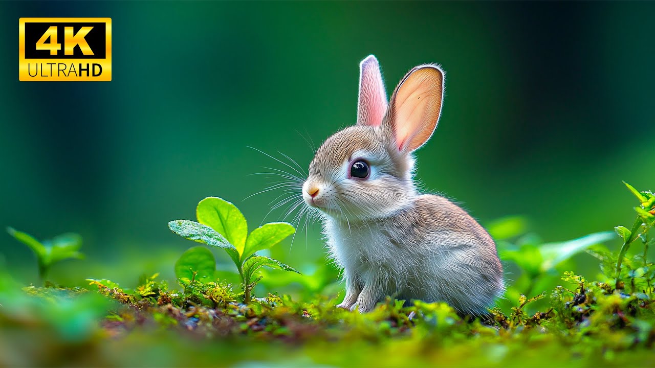 Baby Animals - Wild and Free | 8K Animal Kingdom with Authentic Nature Audio, Relaxing Music