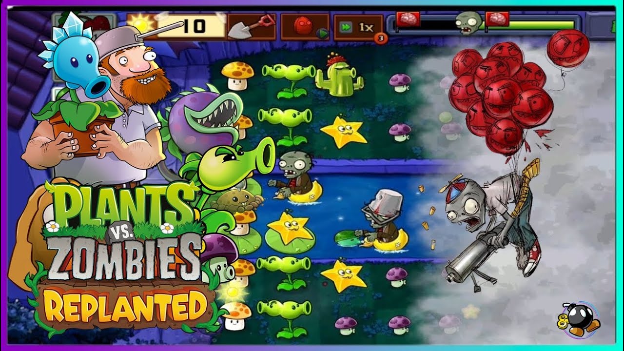 PLANTS VS ZOMBIES Replanted (Nevoa) Part. 38 Até Zerar ‹ FABRICIO GAMER DETONADO ›