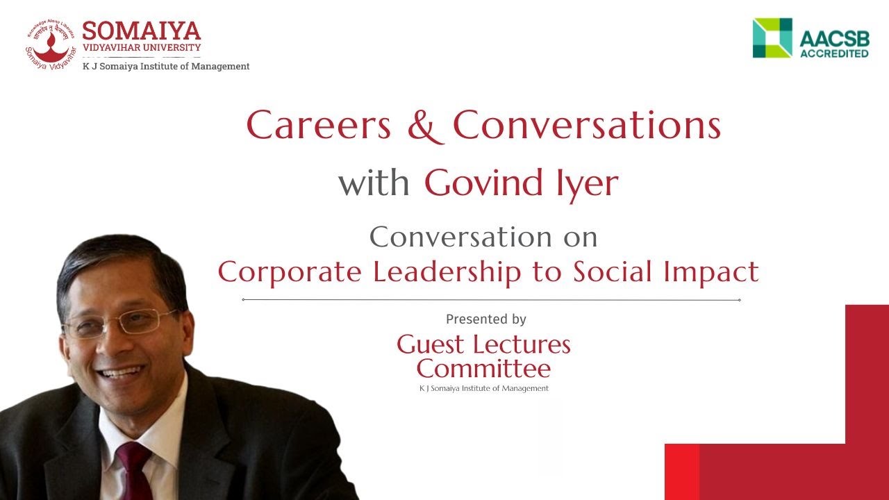 Careers & Conversations | Govind Iyer