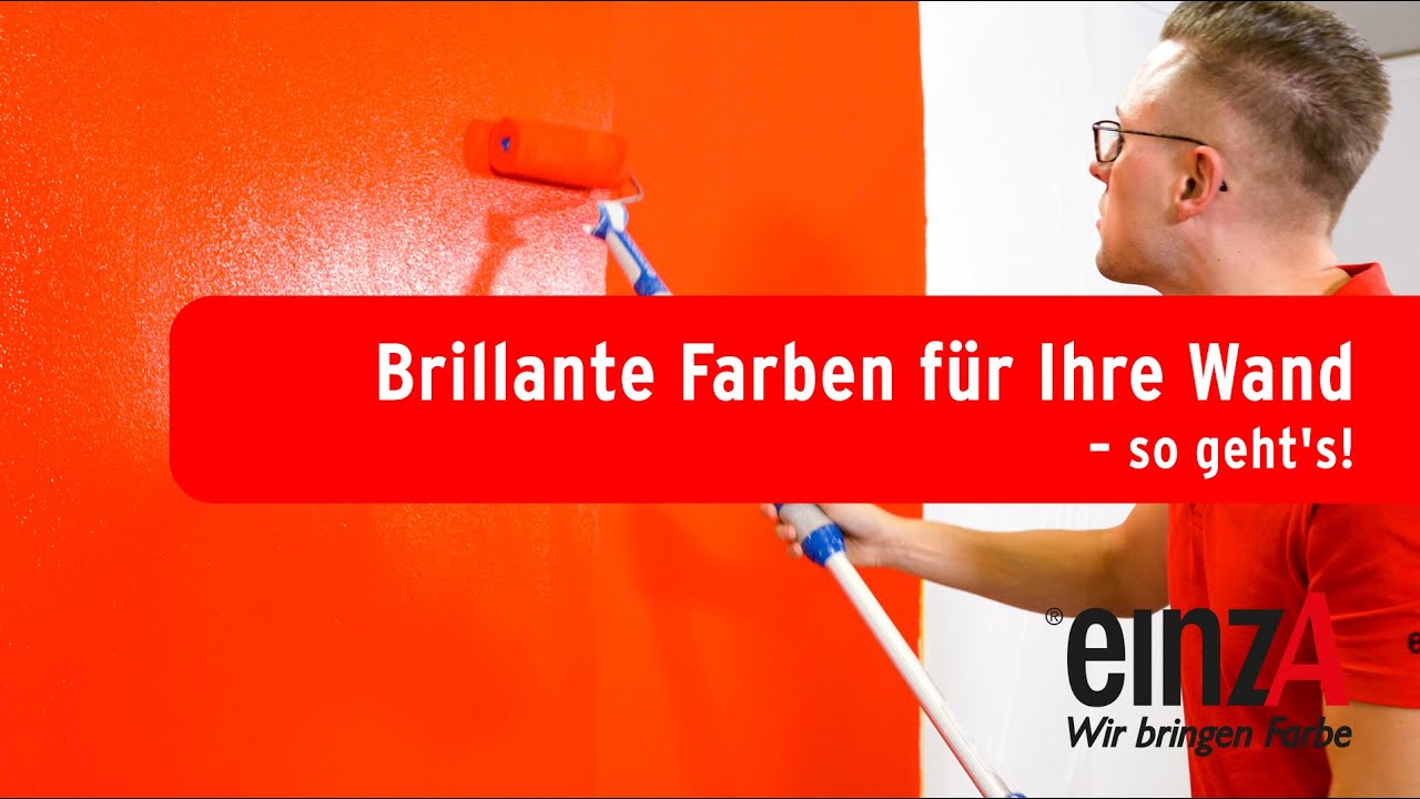 W&auml;nde richtig streichen &ndash; so klappt&rsquo;s auch mit intensiven Farbt&ouml;nen!
