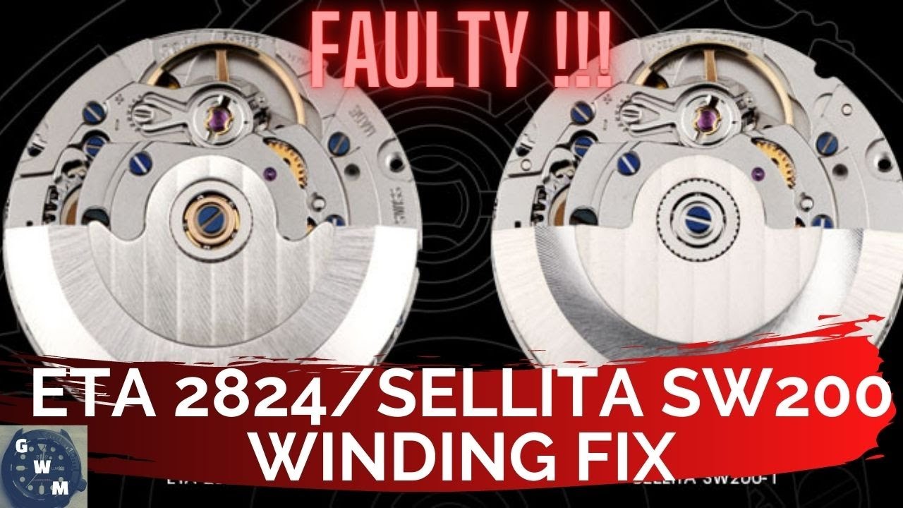 Watch This Video Before Buying A ETA 2824 or Sellita sw200 Watch ( Winding Issue and fix 2021 !)