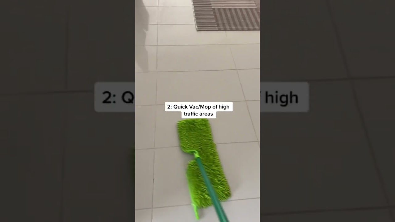 5 daily cleaning tasks (non negotiable)