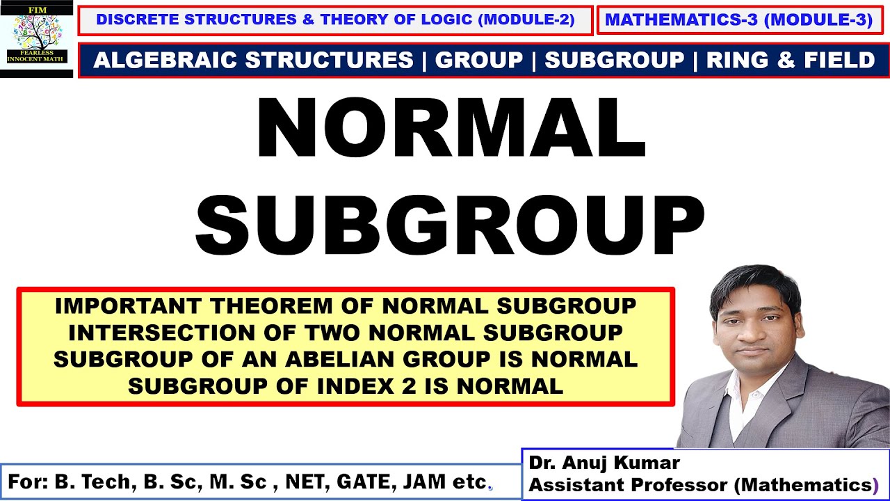 Normal Subgroup in Group Theory | Normal Subgroup Theorem Proof | Normal Subgroup Examples | Index H