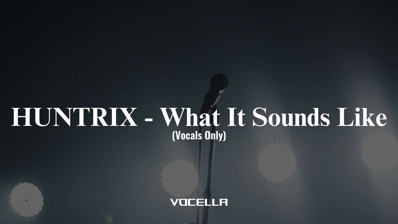 HUNTRIX - What It Sounds Like (Acapella/Vocals Only)