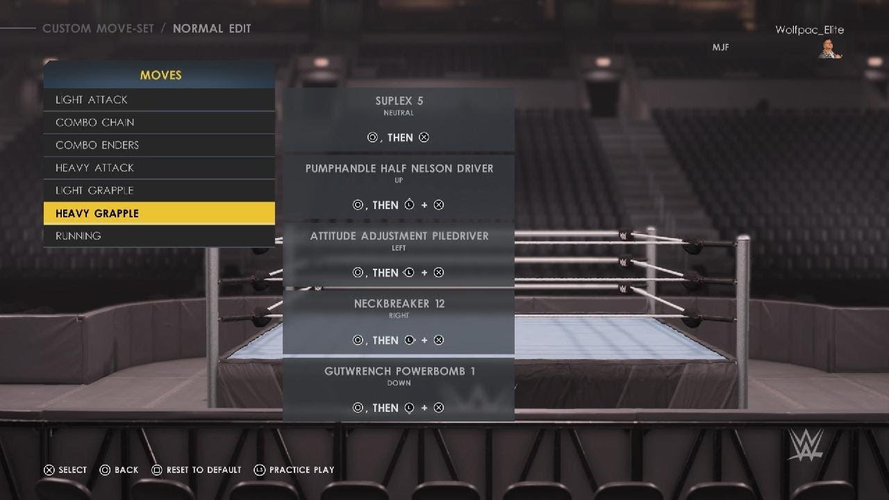 WWE 2K22 | MJF Updated Moveset