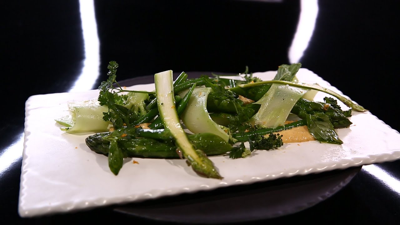 Printanière de légumes verts, maïs crémeux, par Olivier Bellin (#DPDC)