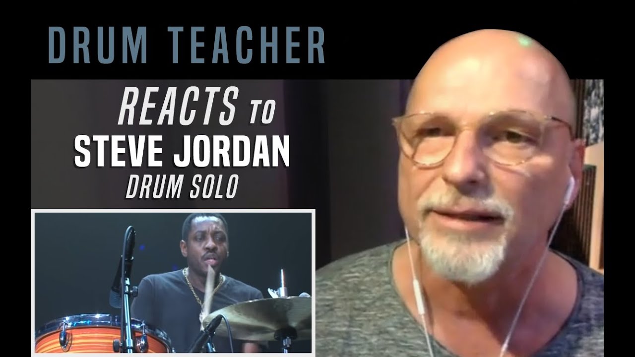 Drum Teacher Reacts to Steve Jordan - Drum Solo