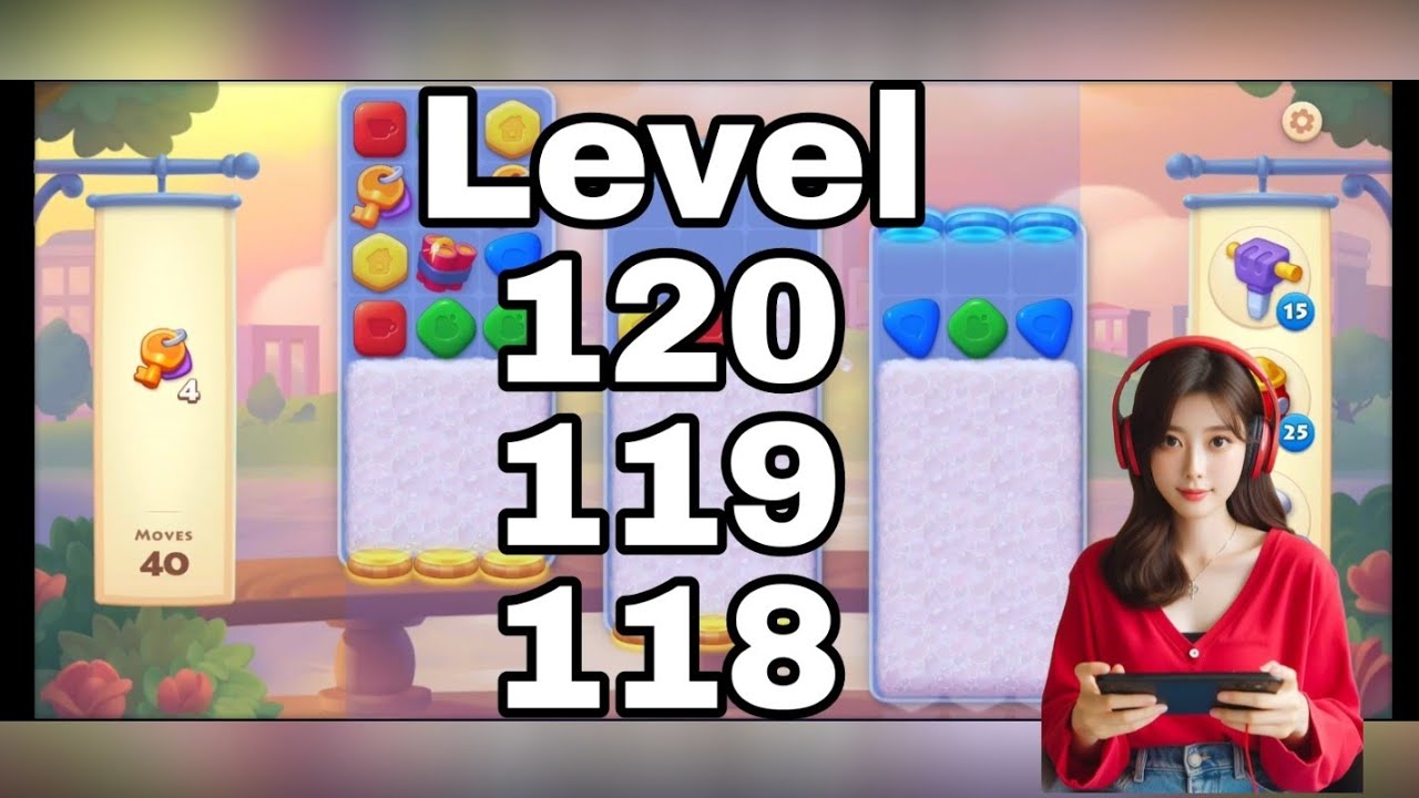 Township: Colourful puzzle Level 118 to 120