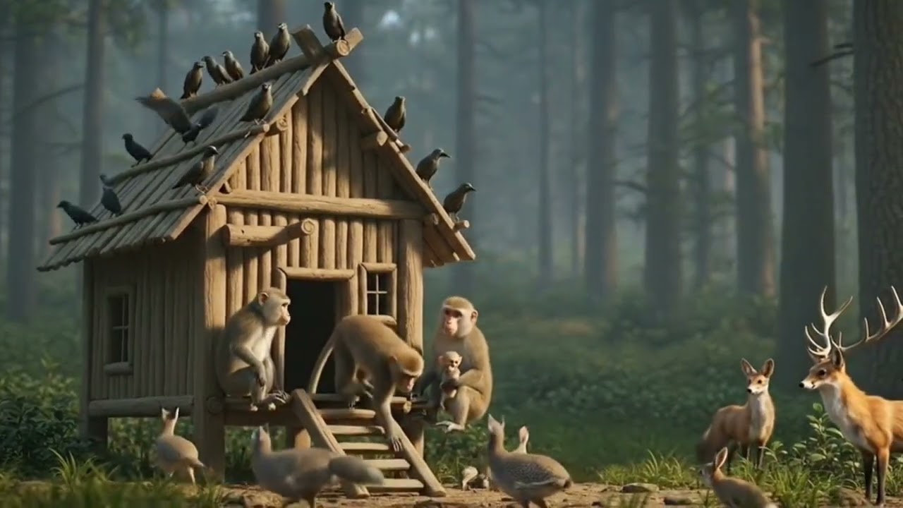 Monkey 🐒 Build House .