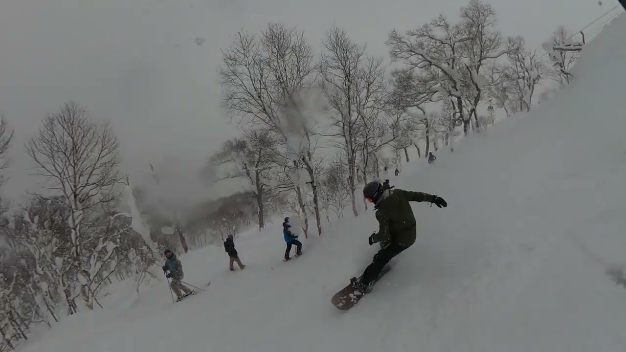 Gate 11 Powder day, Niseko, Japan.