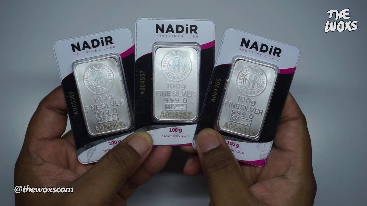 Unboxing Nadir Silver Bar 100 Gram